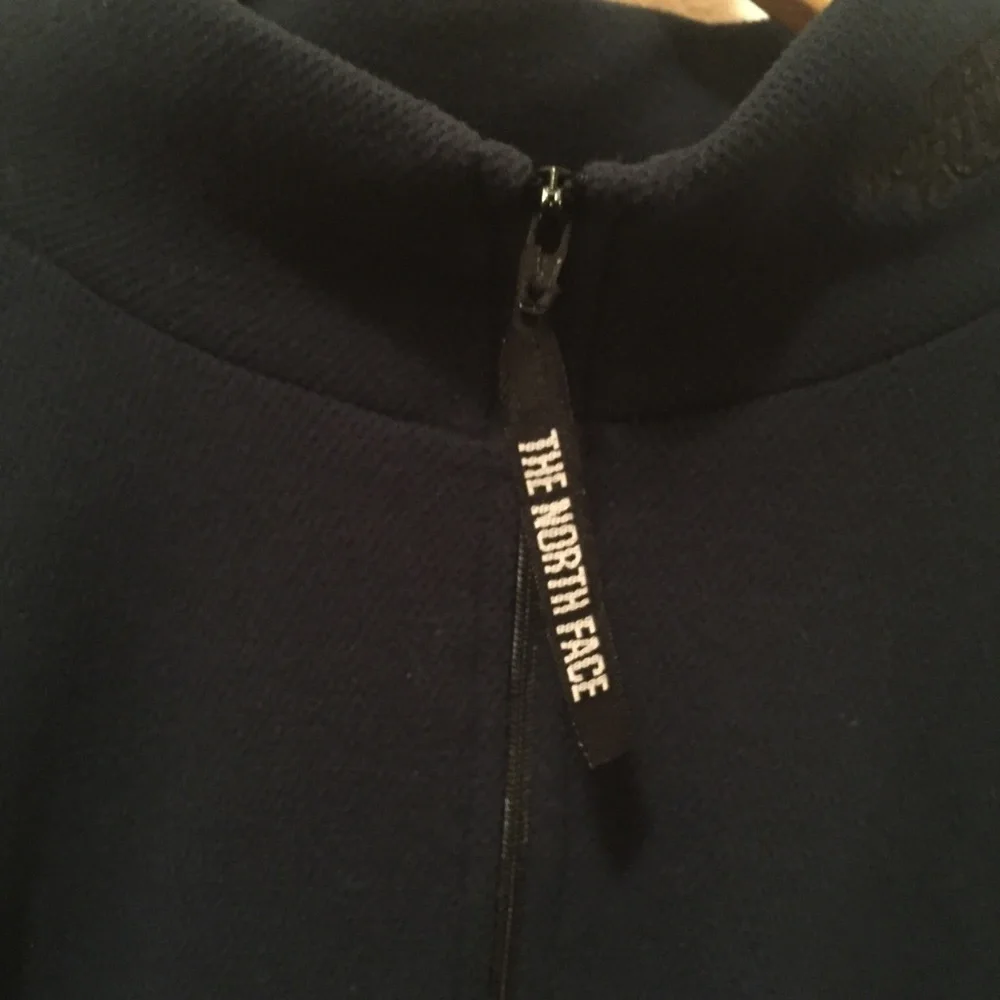 The North Face Mens Fleece 1/4 Zip Navy Blue M